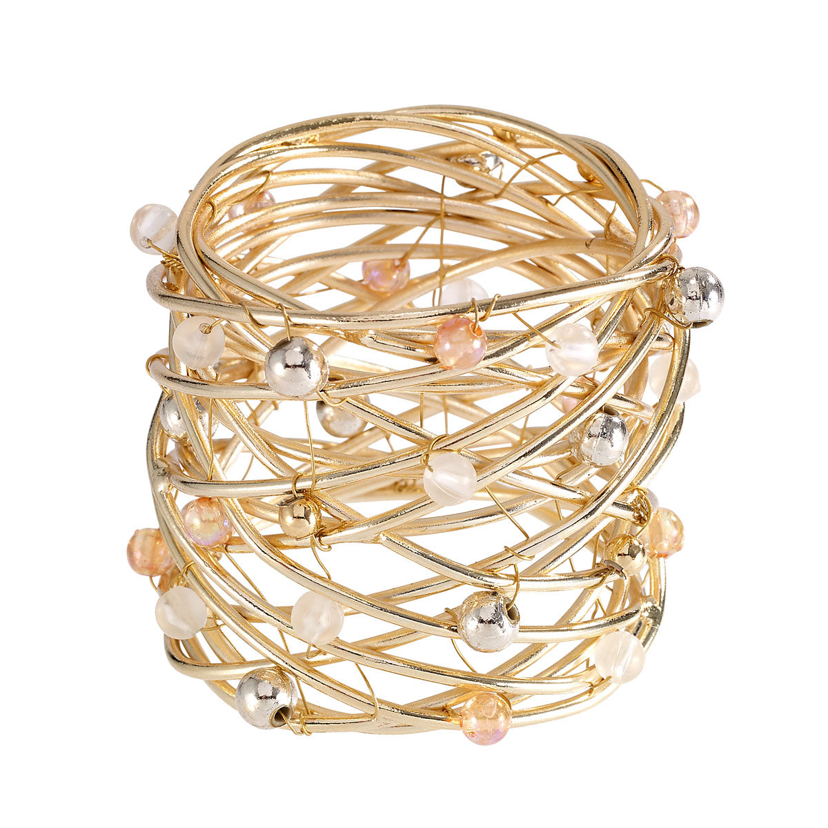 Beaded Lattice Napkin Ring