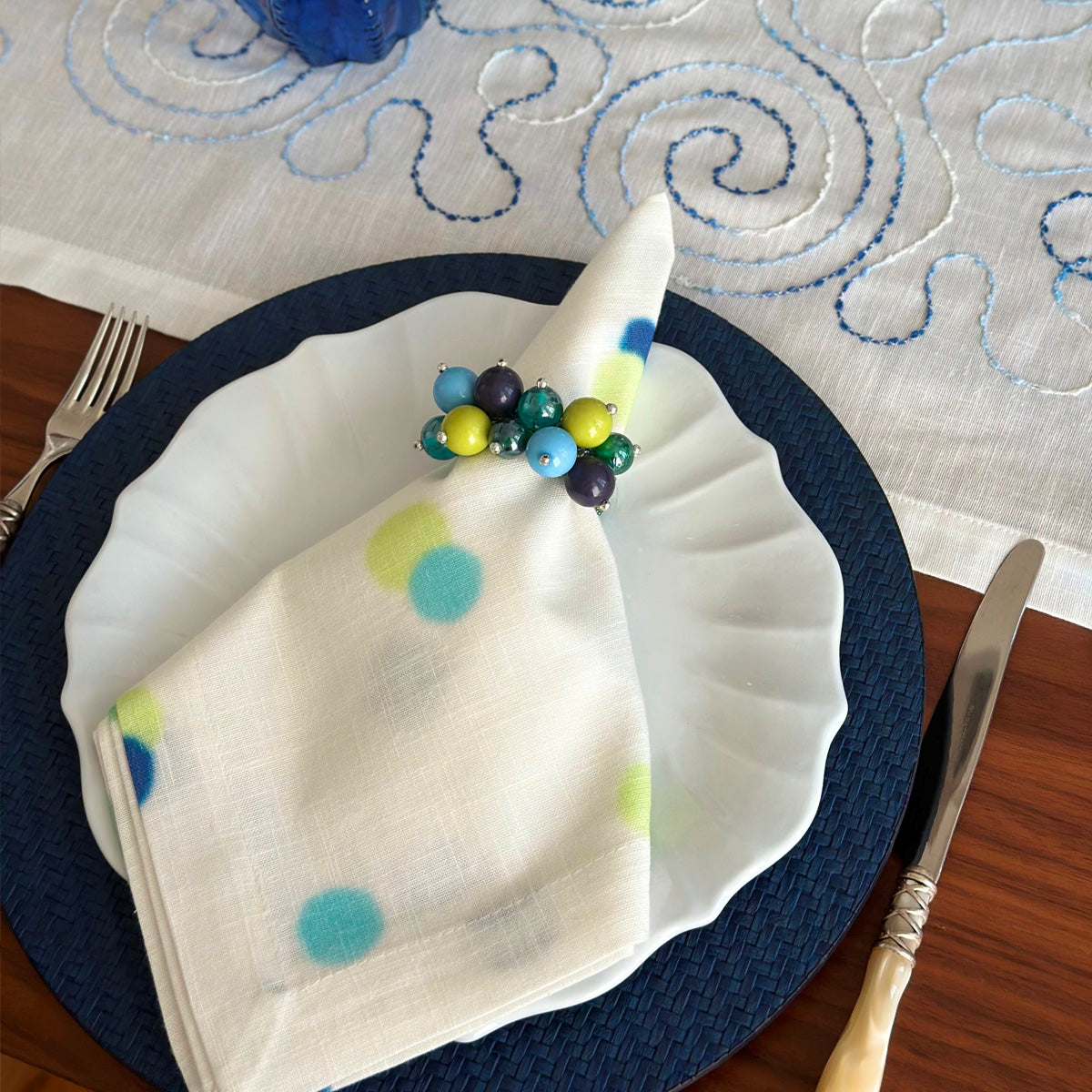 Bubbles Napkins, Runners, and Tablecloths