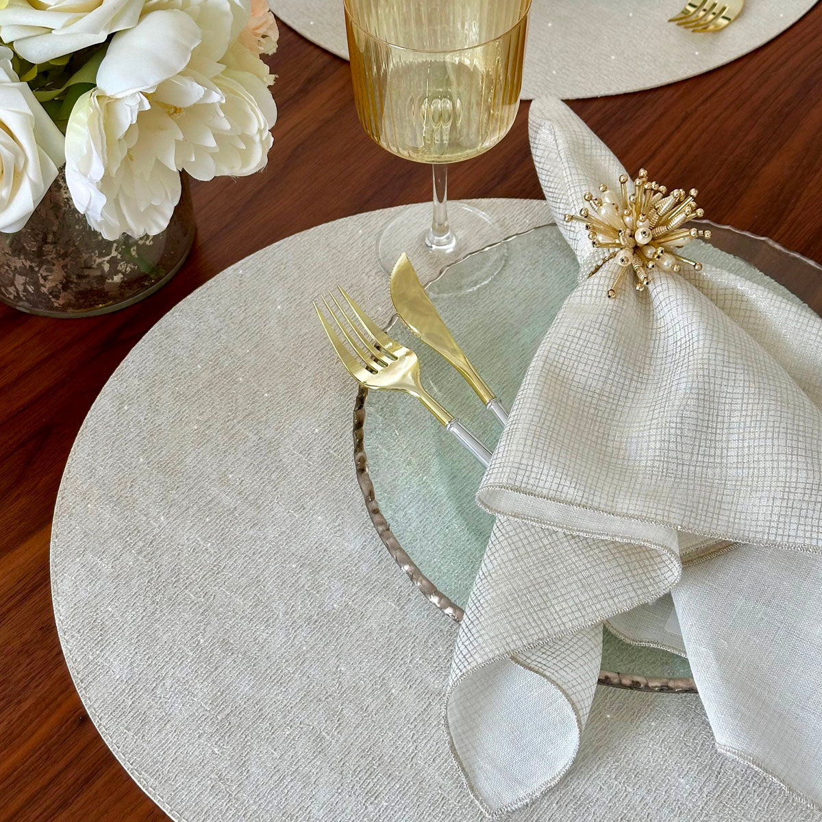Gem Luminous Round Placemats