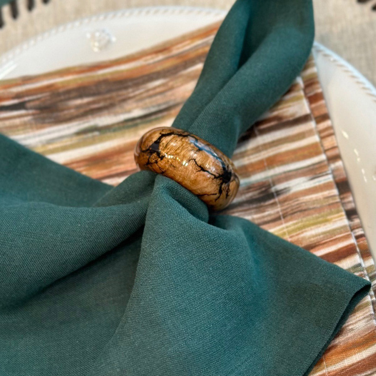 Madera Natural Wood Napkin Ring