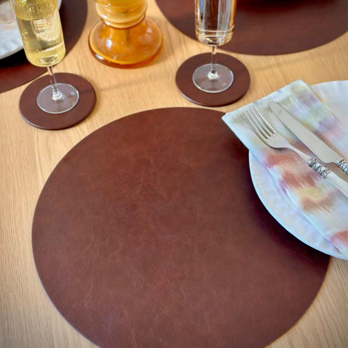 Tanner Vegan Leather Placemats