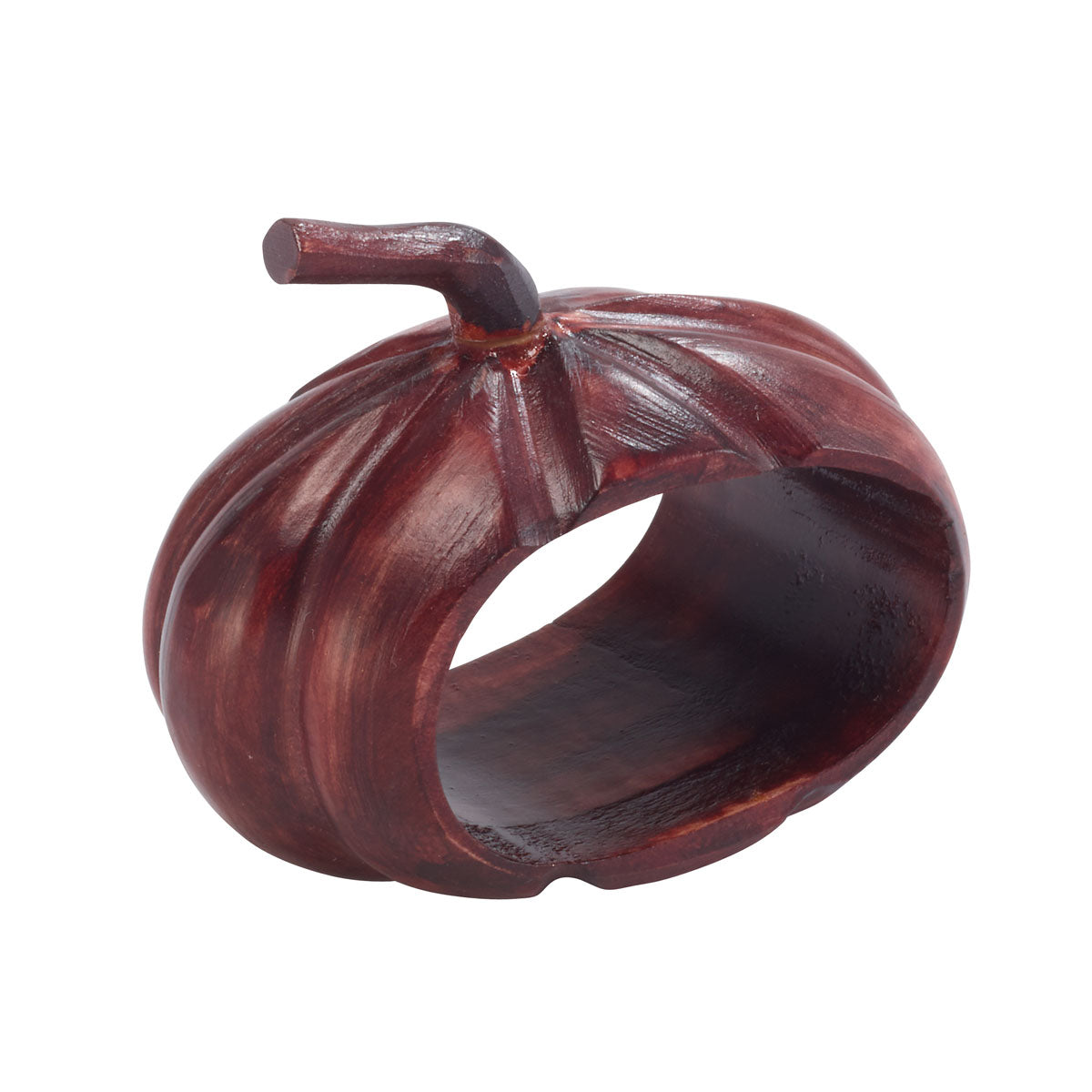 Wood Pumpkin Napkin Ring