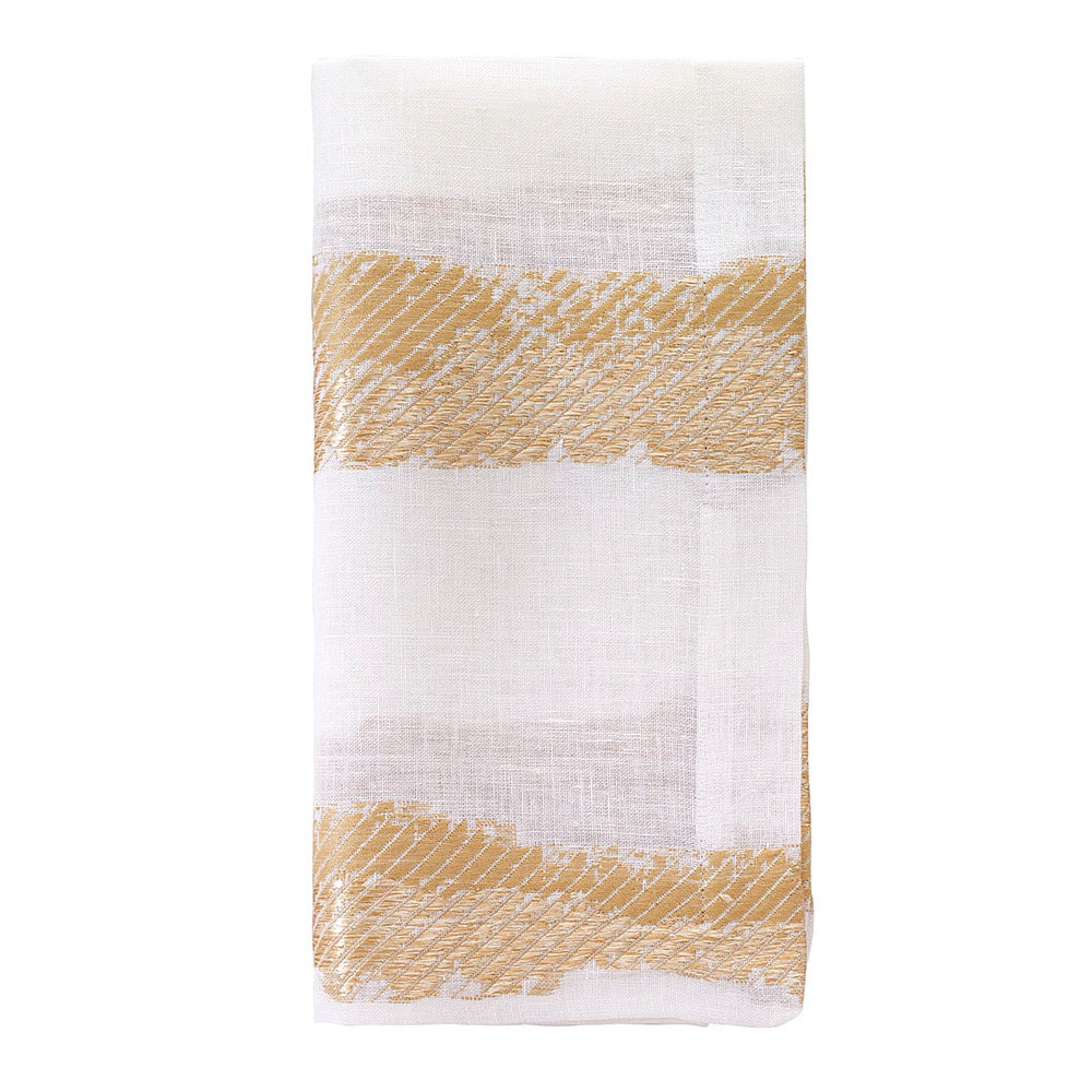 Brushstroke Metallic Napkins