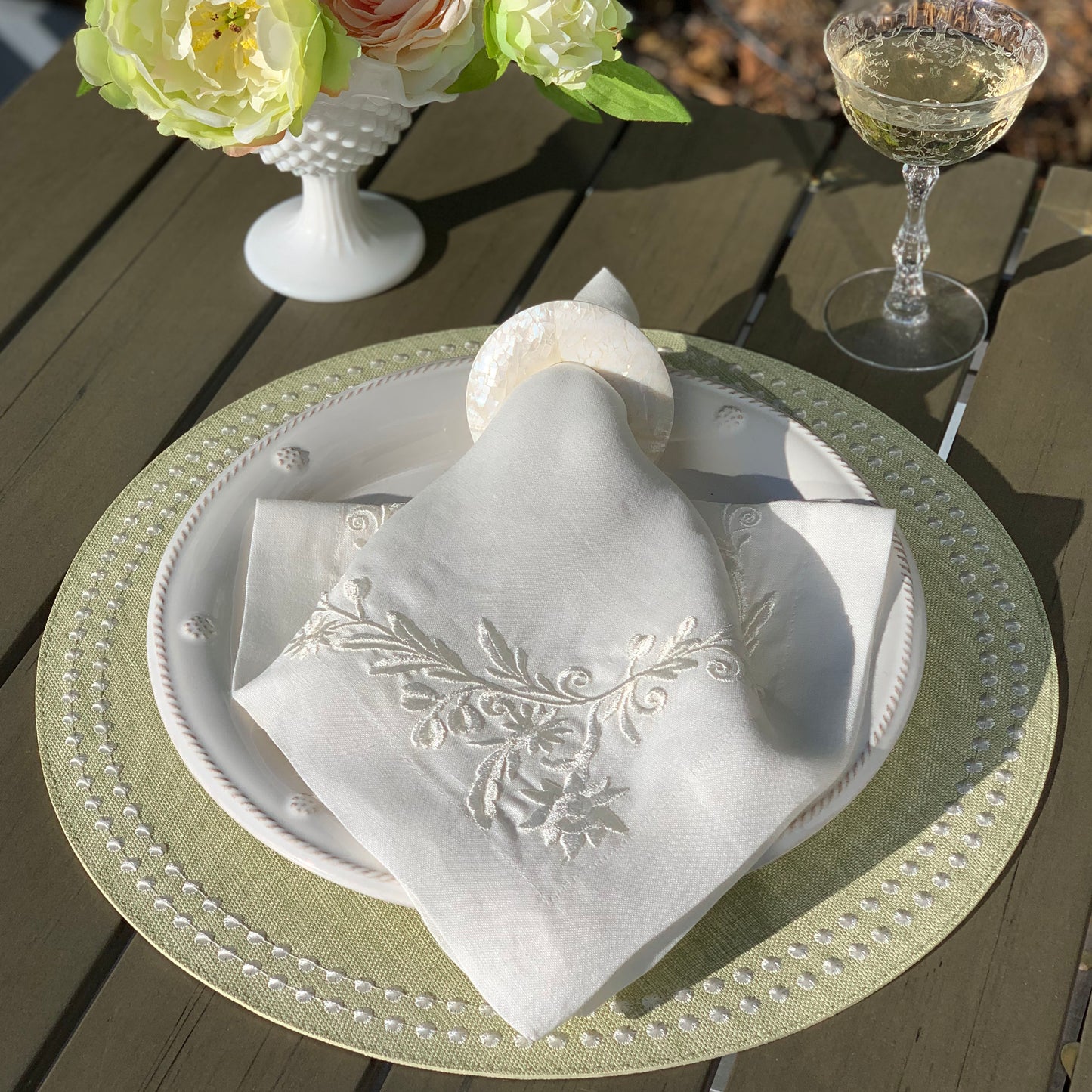 Bella Embroidered Napkins