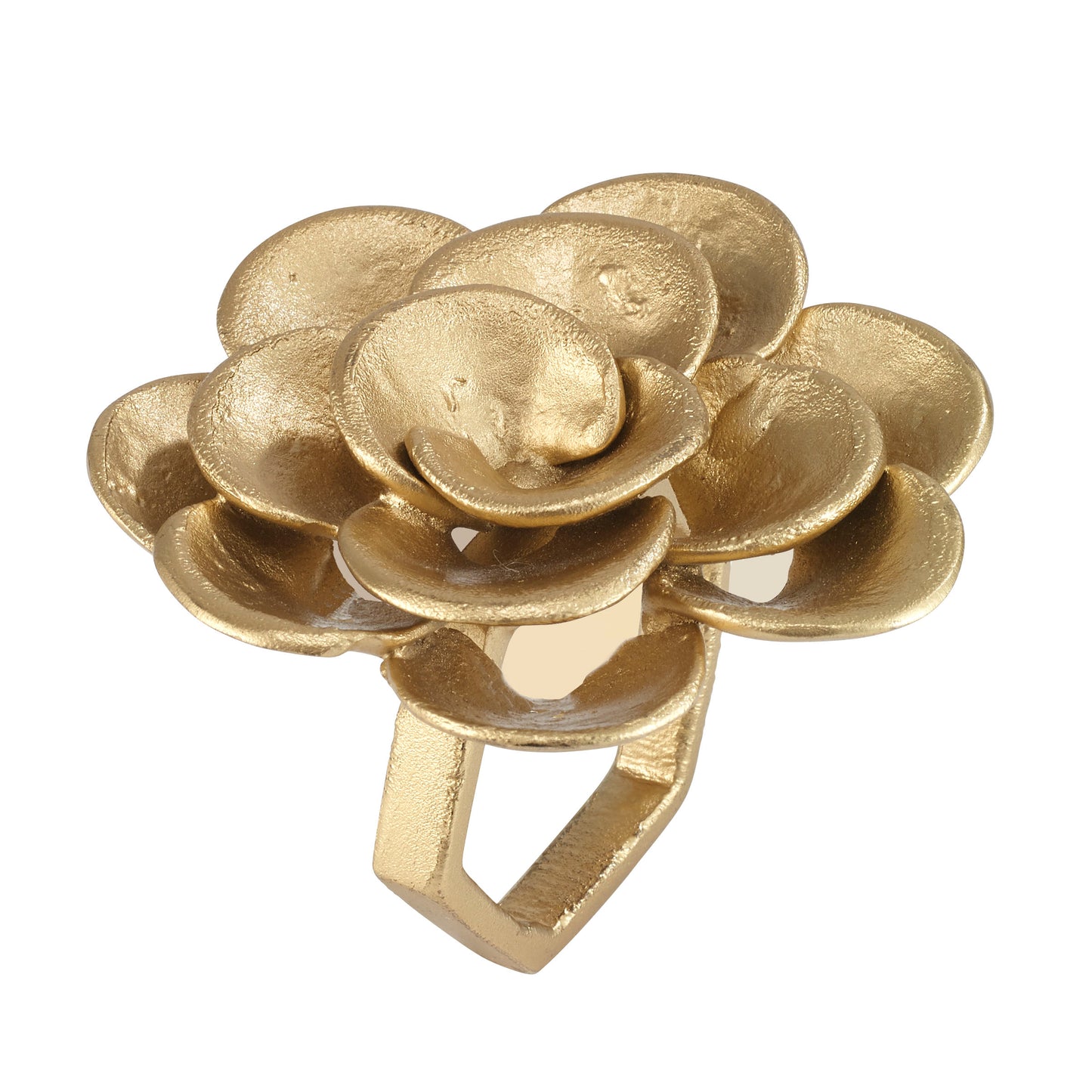 Camellia Gold Napkin Ring