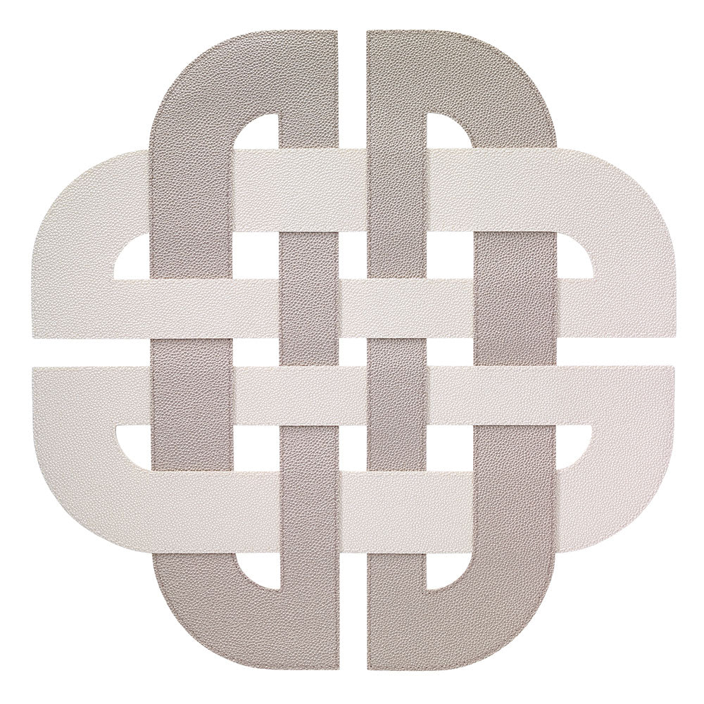 Galway 16-Inch Knotted Vinyl Placemats