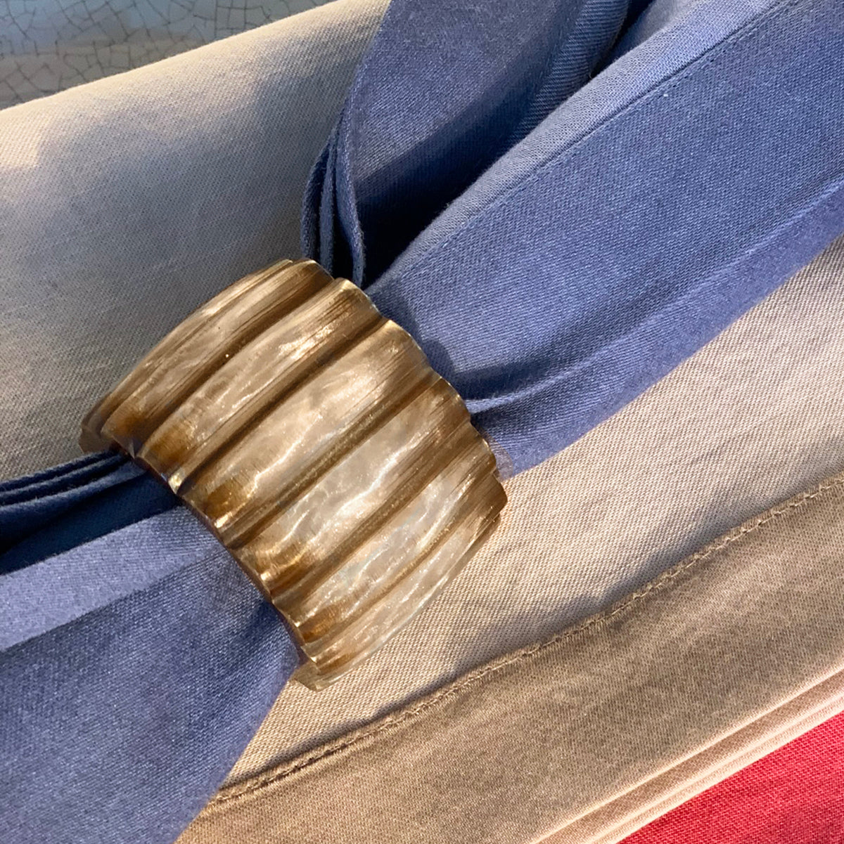 Pearlized Fence Napkin Ring