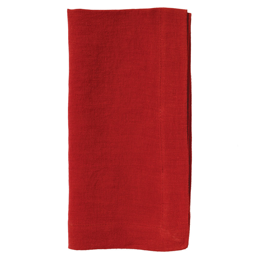 Riviera Solid Stonewashed 22-Inch Linen Napkins