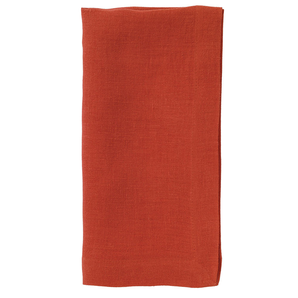 Riviera Solid Stonewashed 22-Inch Linen Napkins