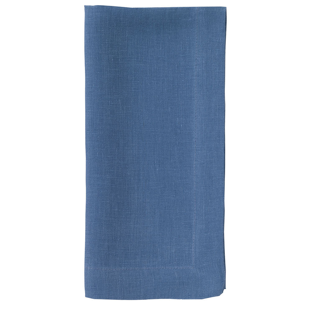 Riviera Solid Stonewashed 22-Inch Linen Napkins