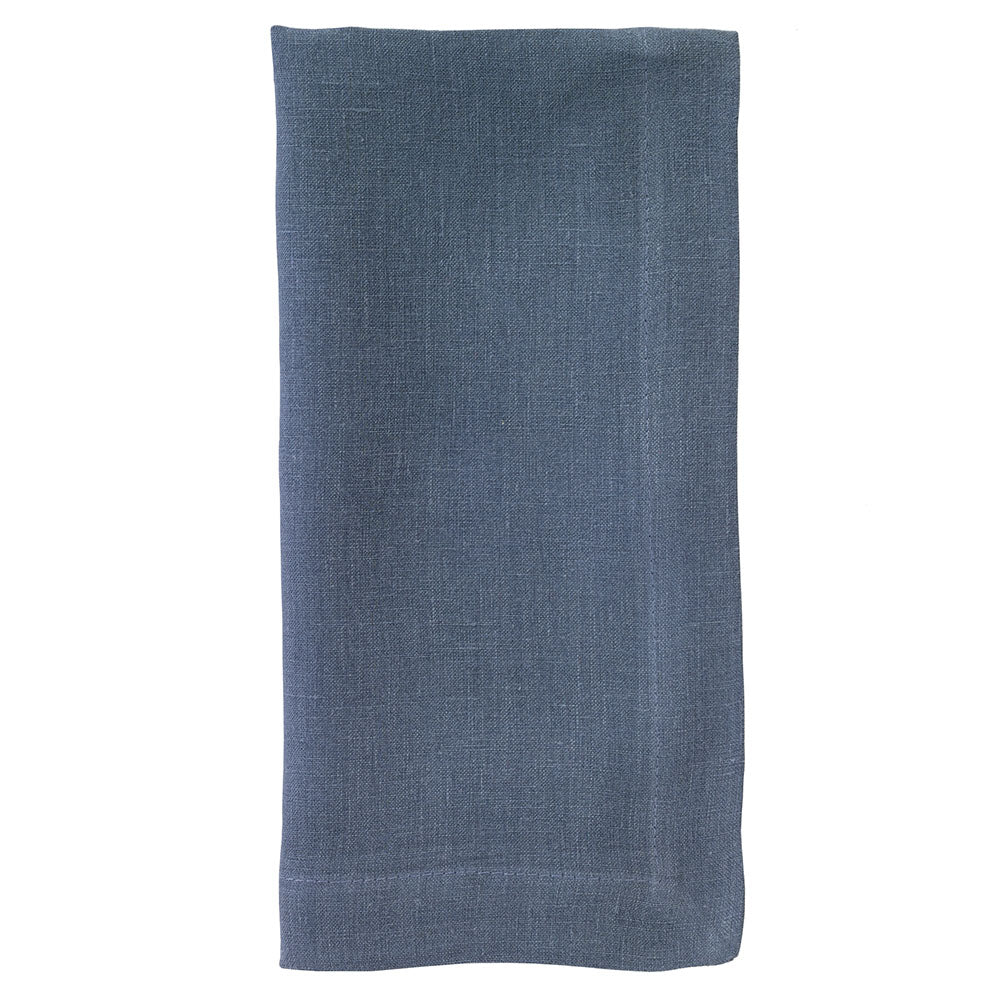 Riviera Solid Stonewashed 22-Inch Linen Napkins