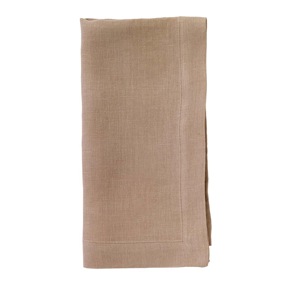 Riviera Solid Stonewashed 22-Inch Linen Napkins