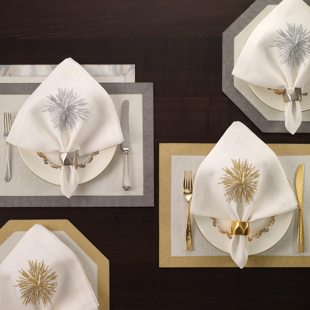 Starburst Embroidered Napkins