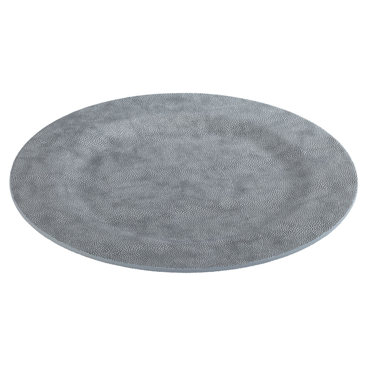 Stingray Gray Round Charger Plates
