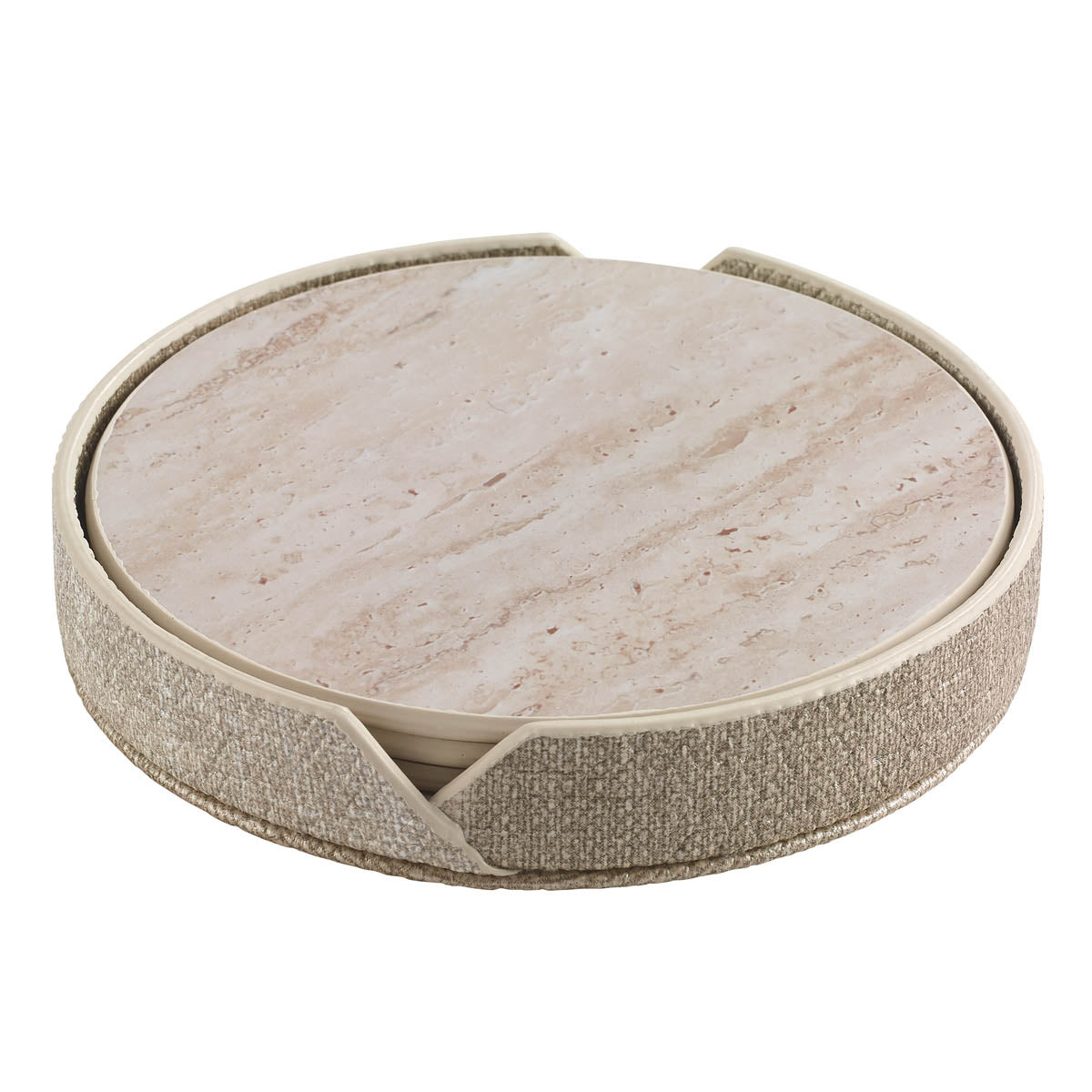 Pietra Beige Coasters Set of 4