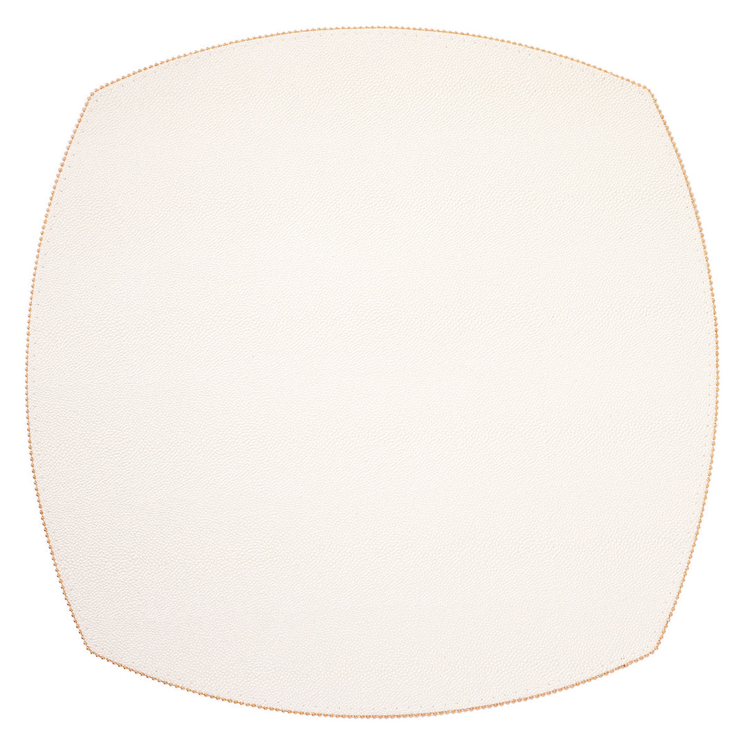 Set of 6 Luxurious, Matte Gold Bauhinia Placemats in Elegant Box Set of 6 Luxurious, Matte Gold Bauhinia Placemats in Elegant Box