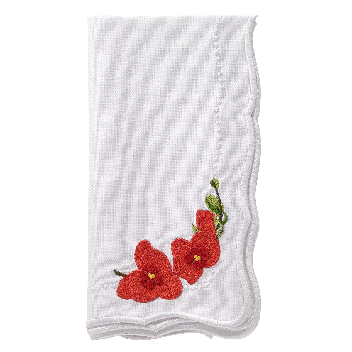 Violeta Red Napkins set of 12