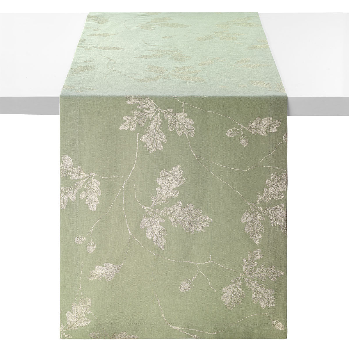 Acorn Metallic Sage Runner