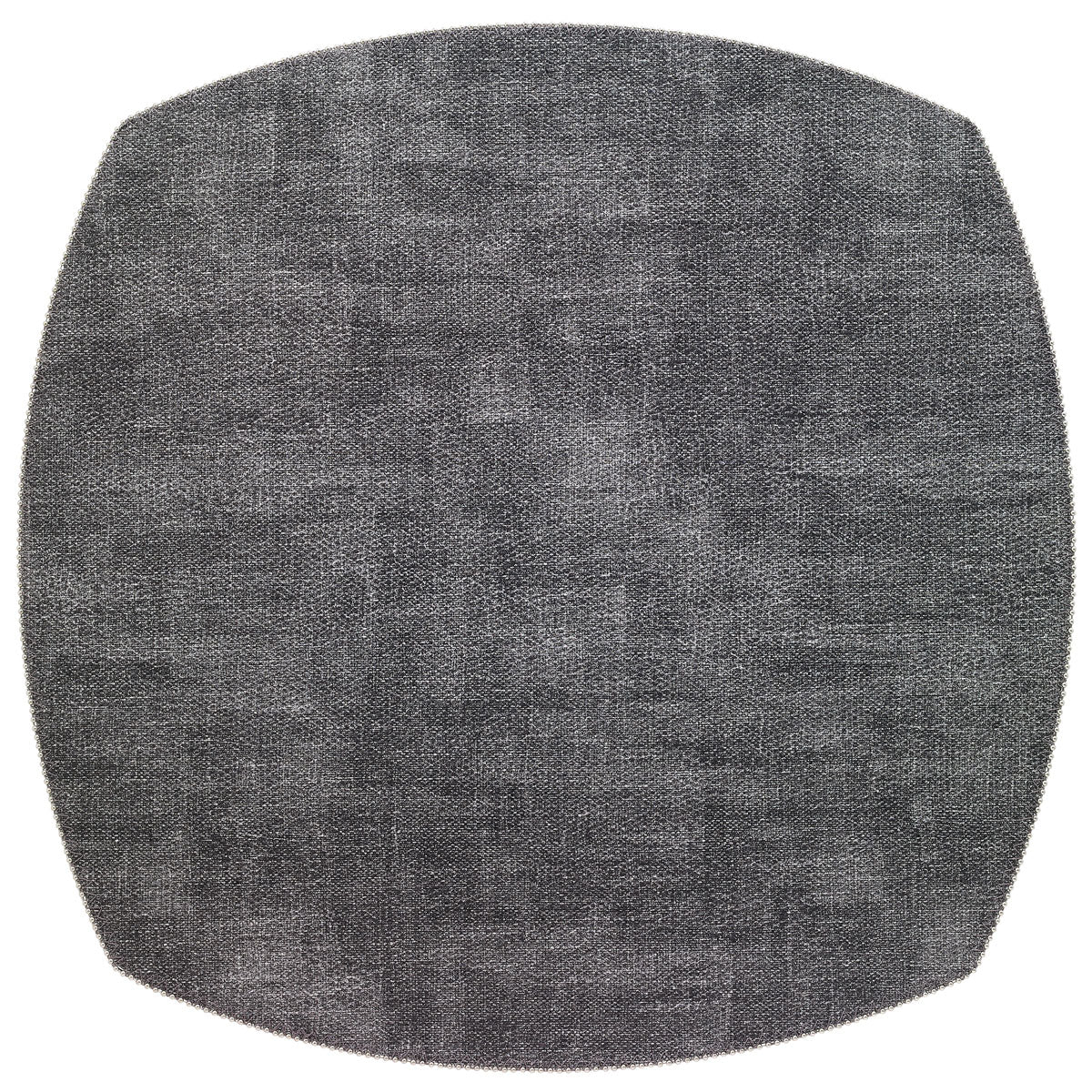 Allure Smoke 16-Inch Elliptical Vinyl Placemats Set of 3
