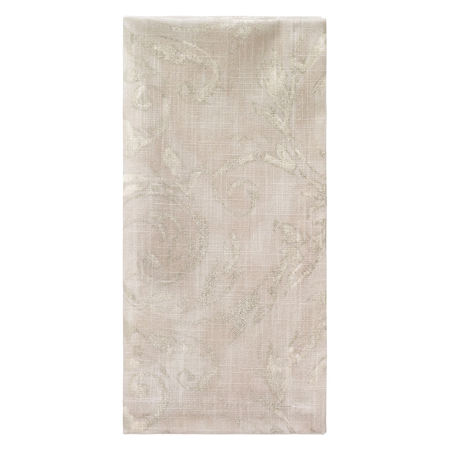 Palazzo Scroll Metallic Printed Table Linens