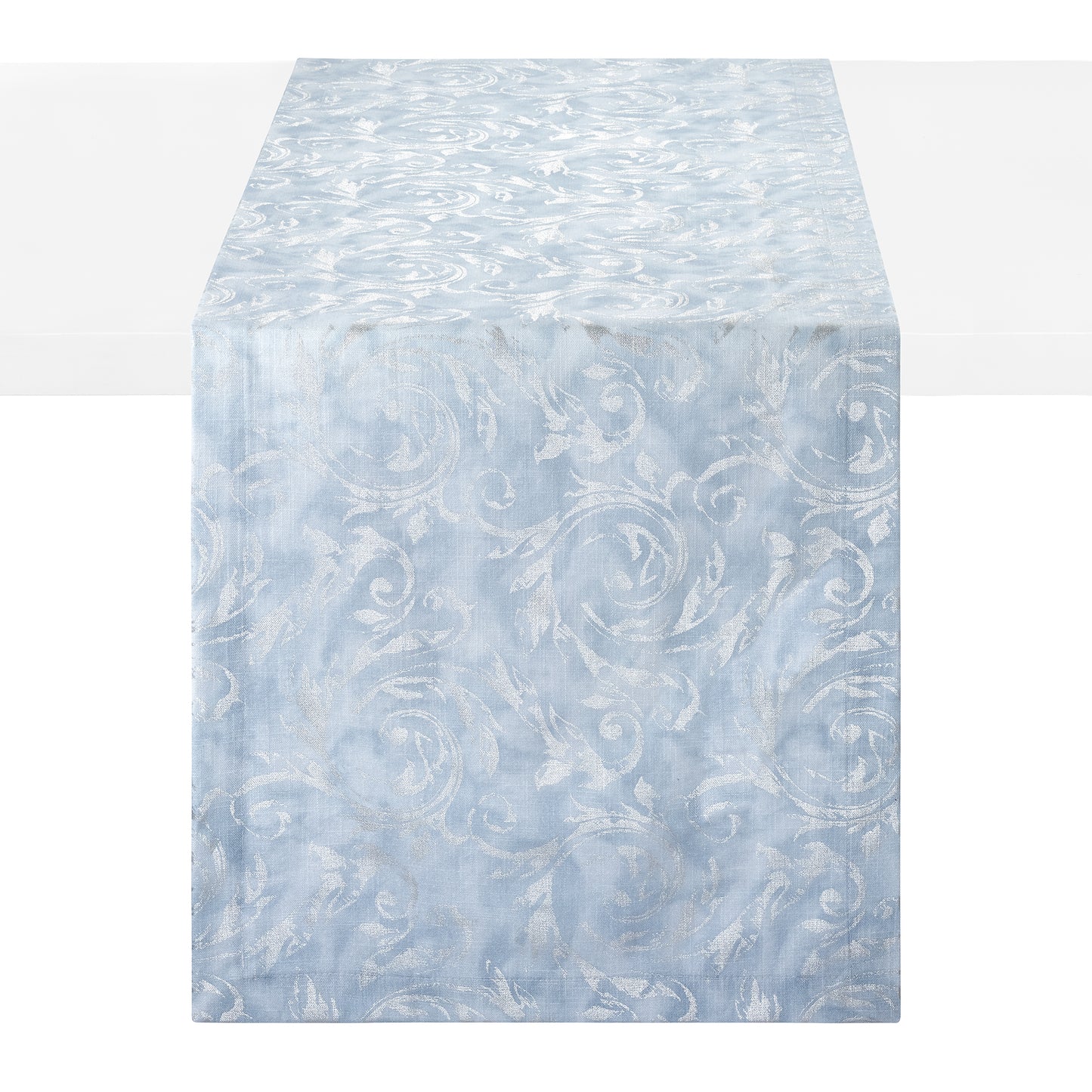 Palazzo Scroll Metallic Printed Table Linens