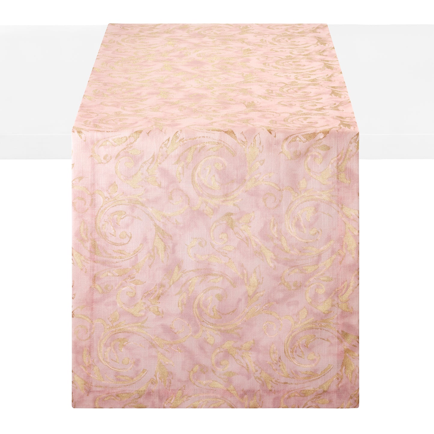 Palazzo Scroll Metallic Printed Table Linens