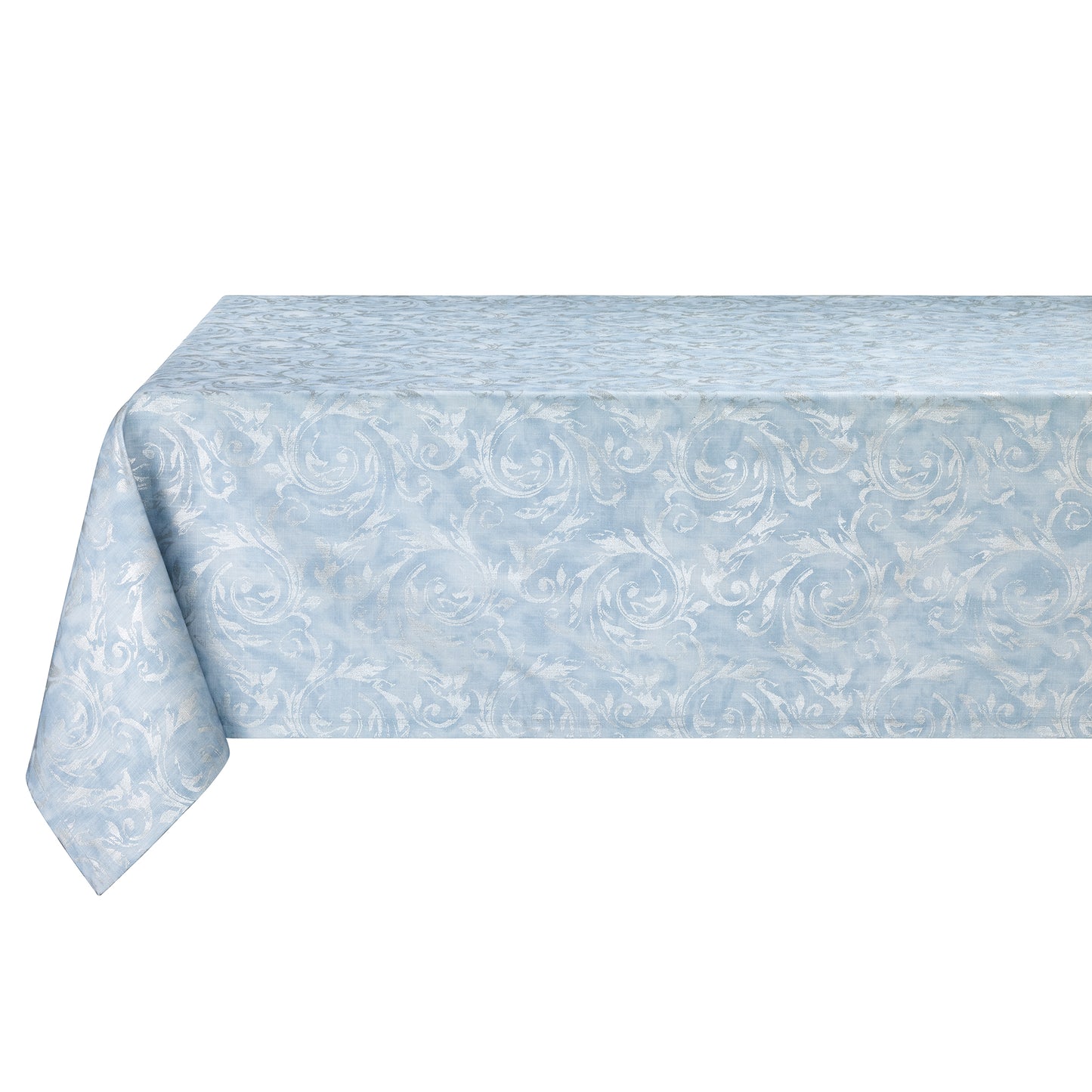 Palazzo Scroll Metallic Printed Table Linens