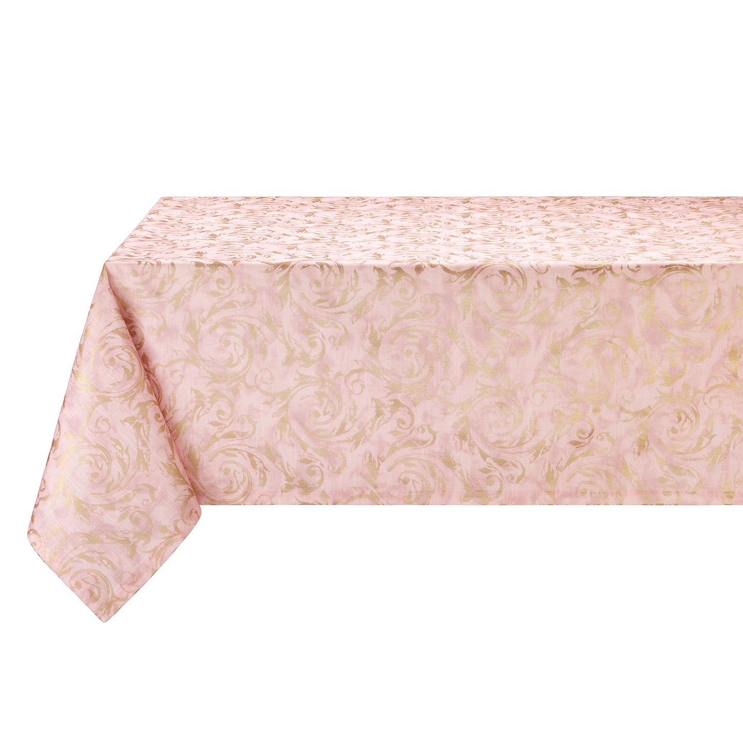 Palazzo Scroll Metallic Printed Table Linens