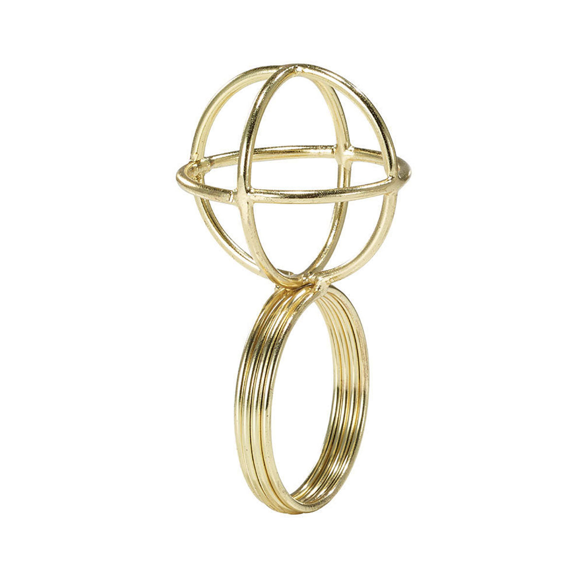 Atlas Gold Napkin Ring - Set of 4
