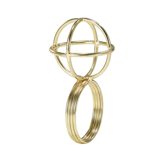 Atlas Gold Napkin Ring - Set of 4