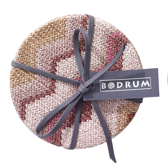 Bargello Mauve Coasters - Set of 4