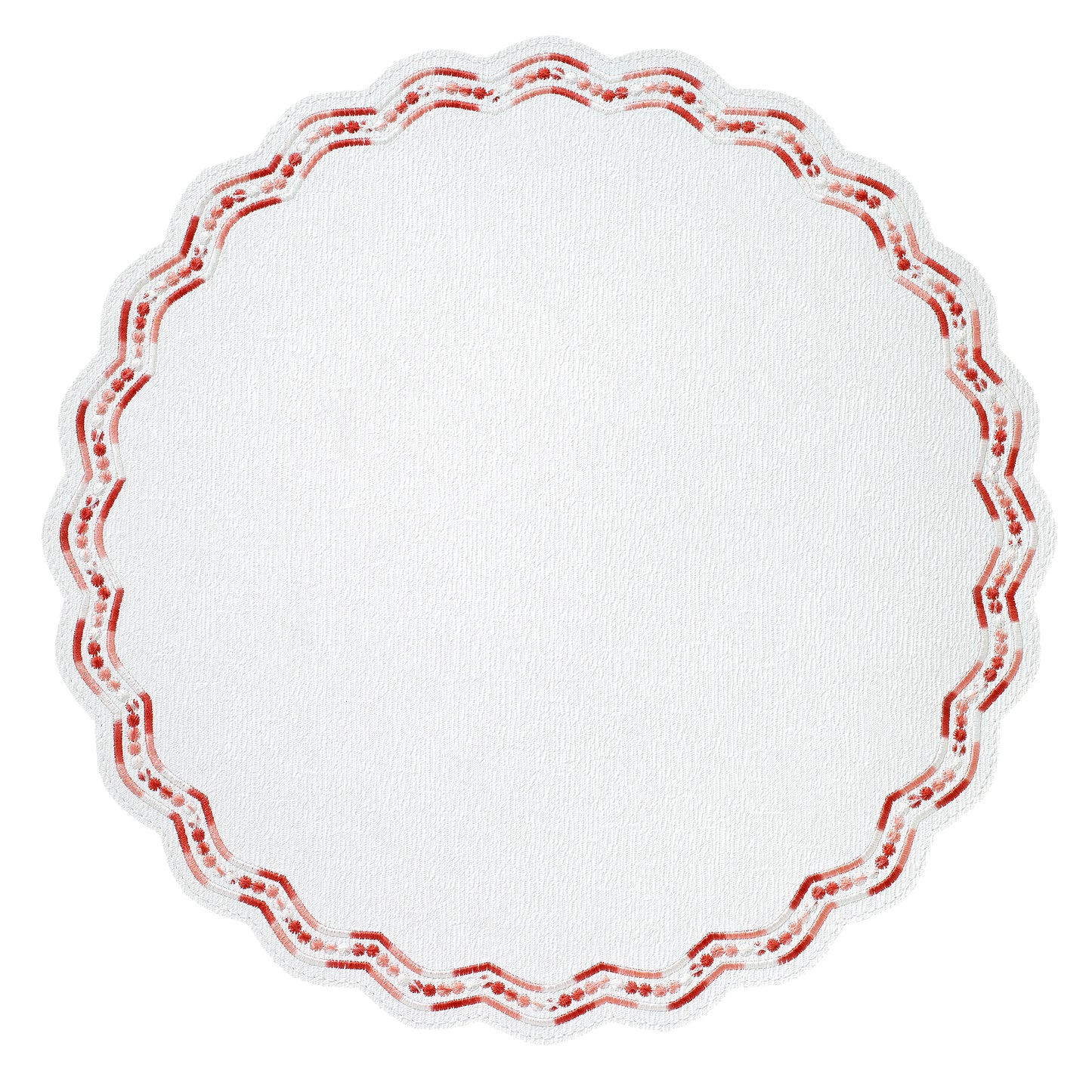 Belgravia Red Mats - Set of 2