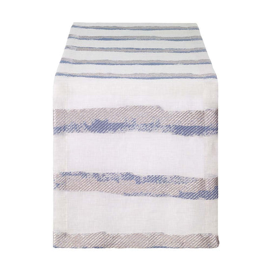 Brushstroke Ice Blue Runner