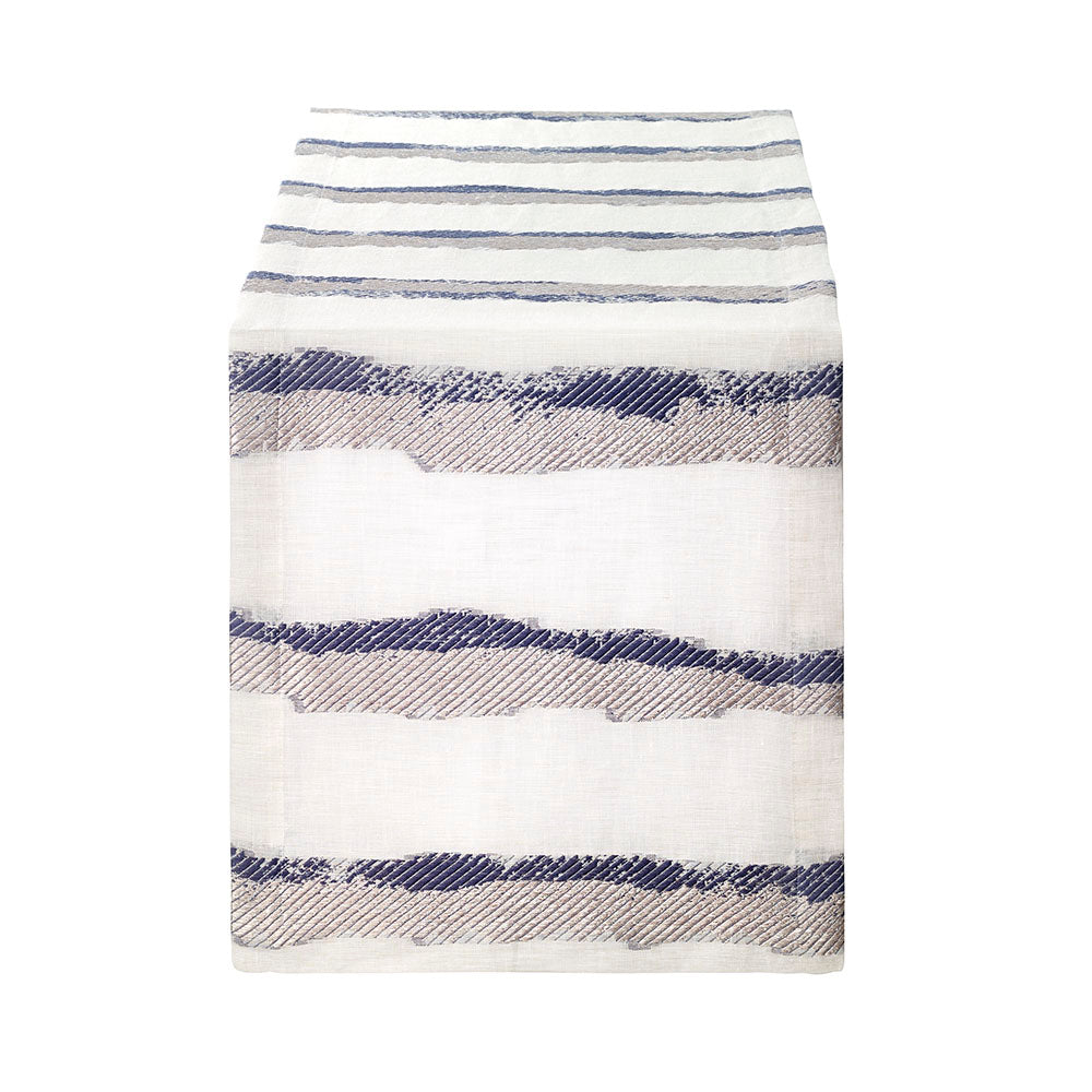 Brushstroke Navy Runner