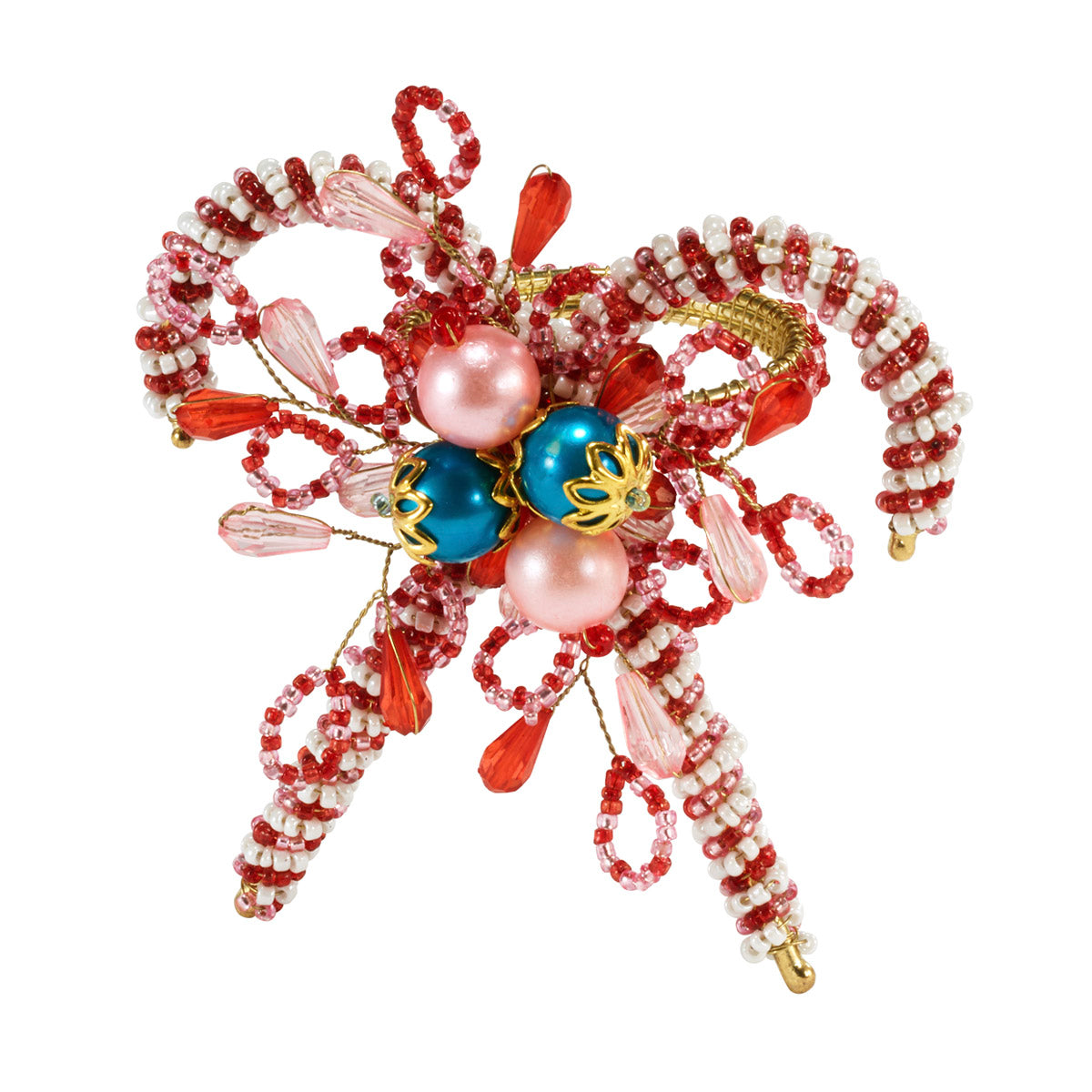 Candy Cane Holiday Napkin Rings