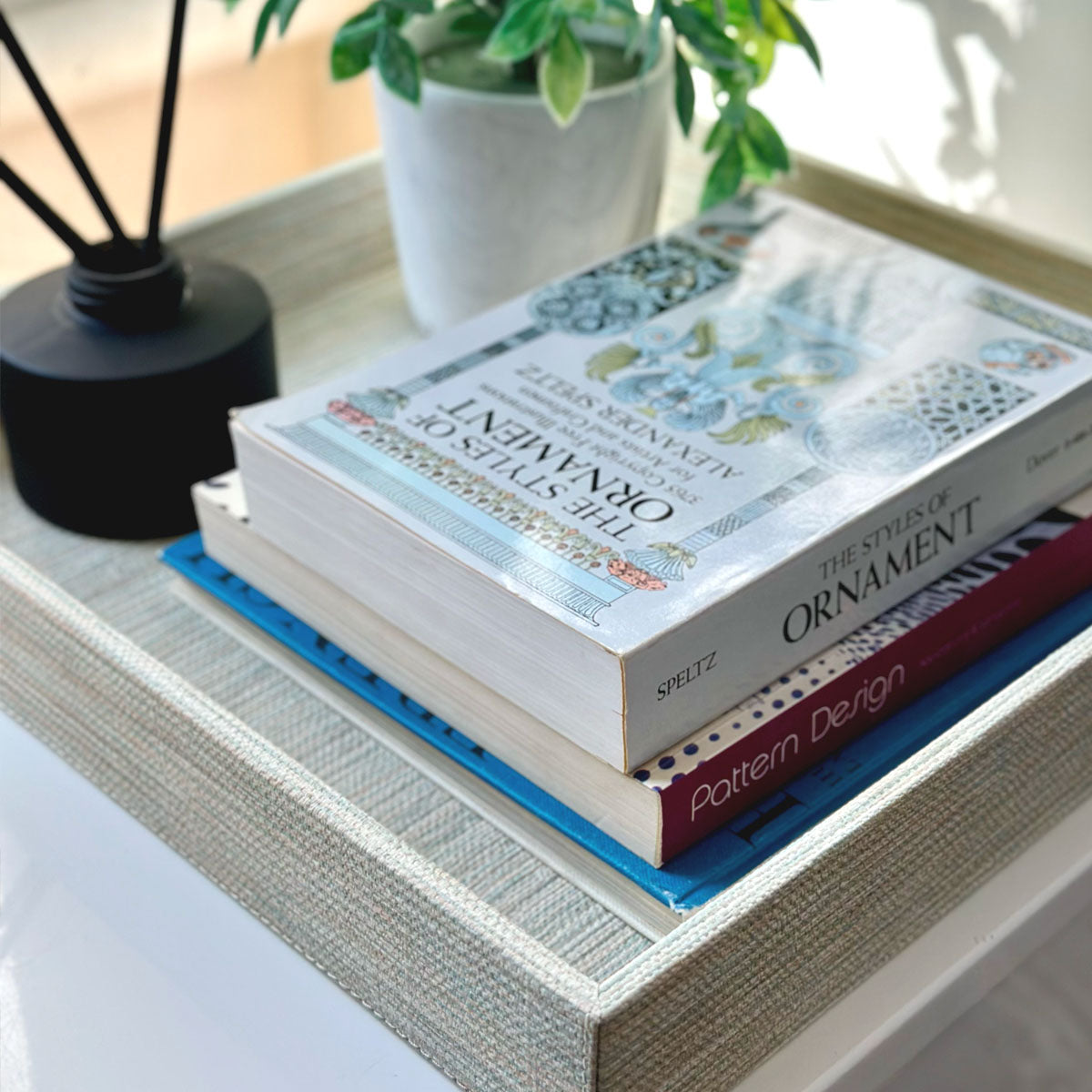 Grasscloth Trays