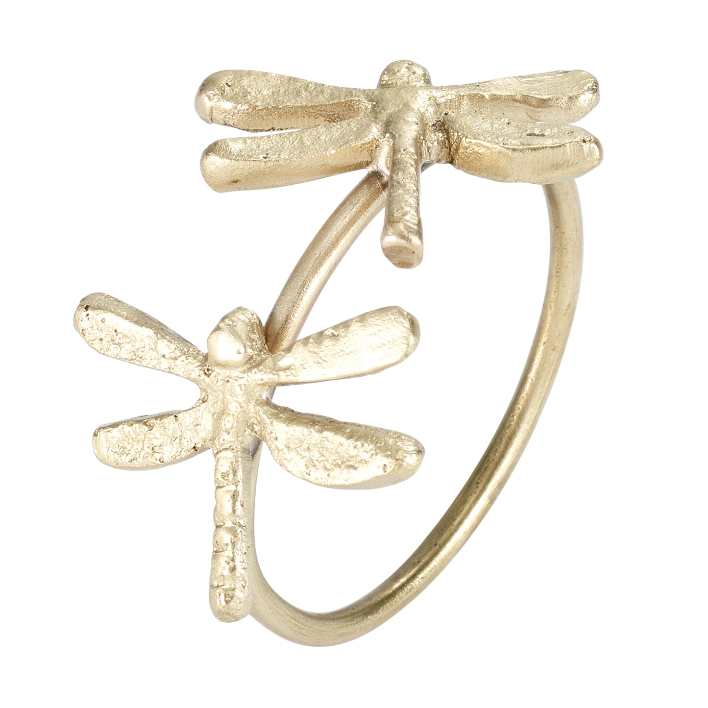 Double Dragonfly Napkin Ring - Set of 2