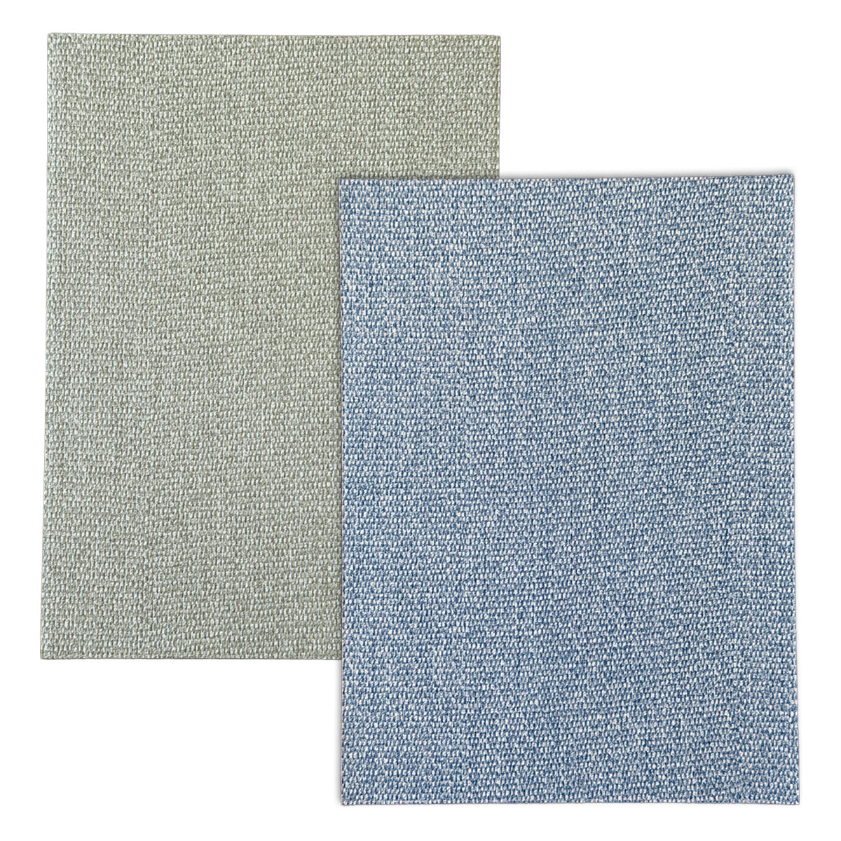 Echo Navy Tan Reversible Placemats - Set of 12