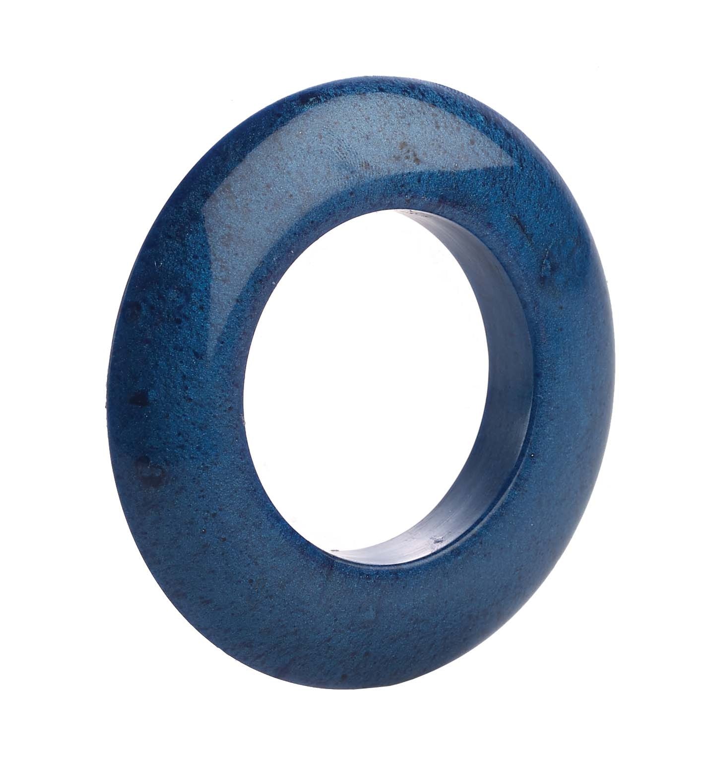 Gia Navy Napkin Ring - Set of 2
