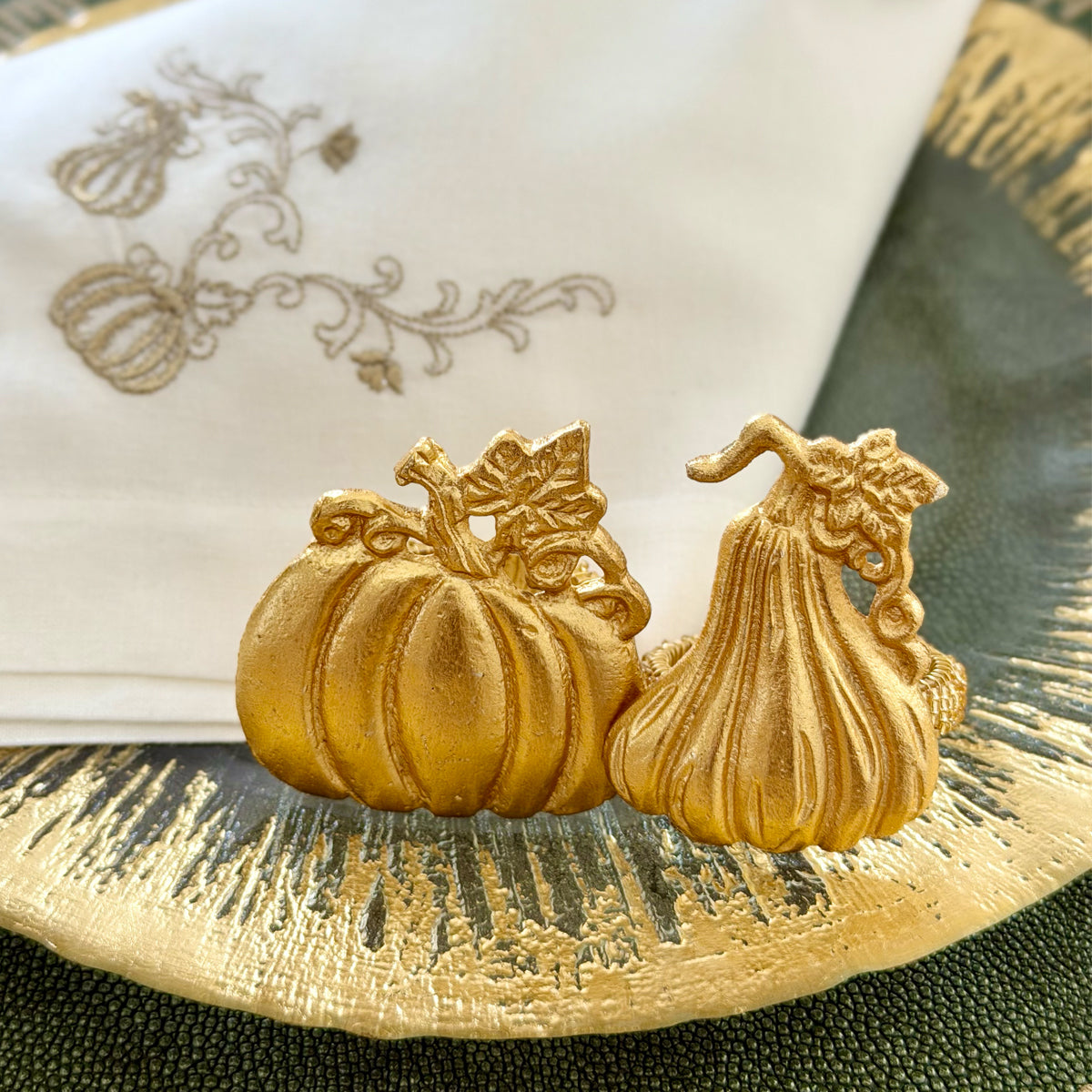 Gilded Gourds Gift Set Napkin Ring