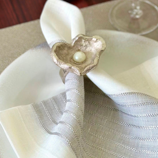 Grace Pearl Napkin Ring - Set of 3