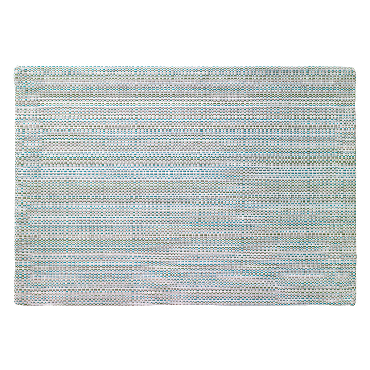 Grid Turquoise Outdoor Mats - Set of 3