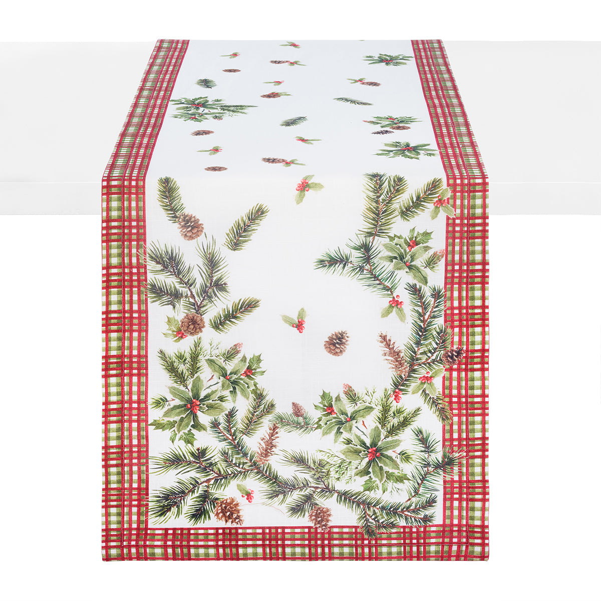 Hollypine Holiday Tartan Table Linens
