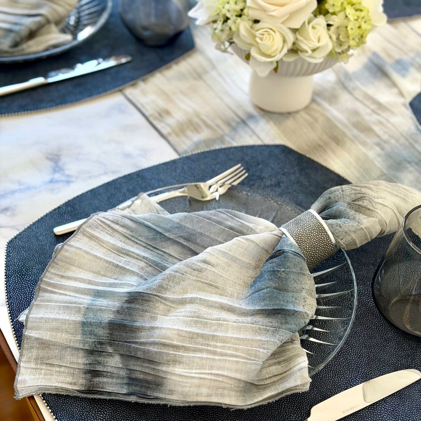 Sonata Pleated Napkins & Runners