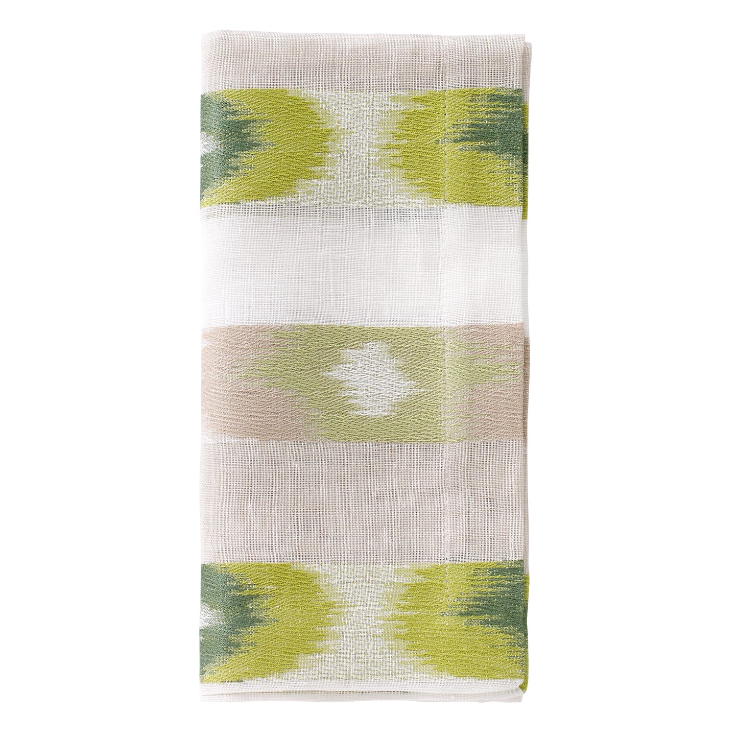 Ikat Green Napkins - Set of 2