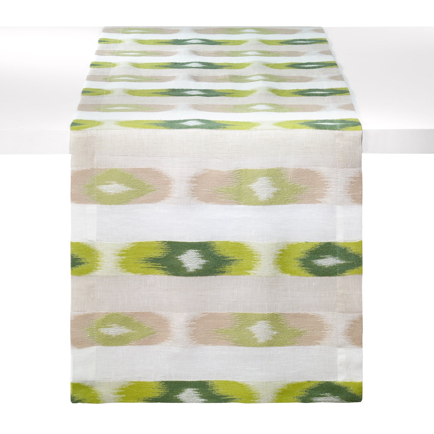 Ikat Green Runner