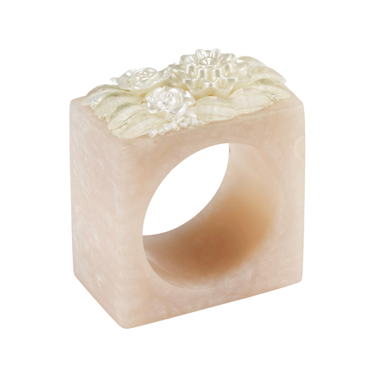 Ivory Petal Napkin Ring