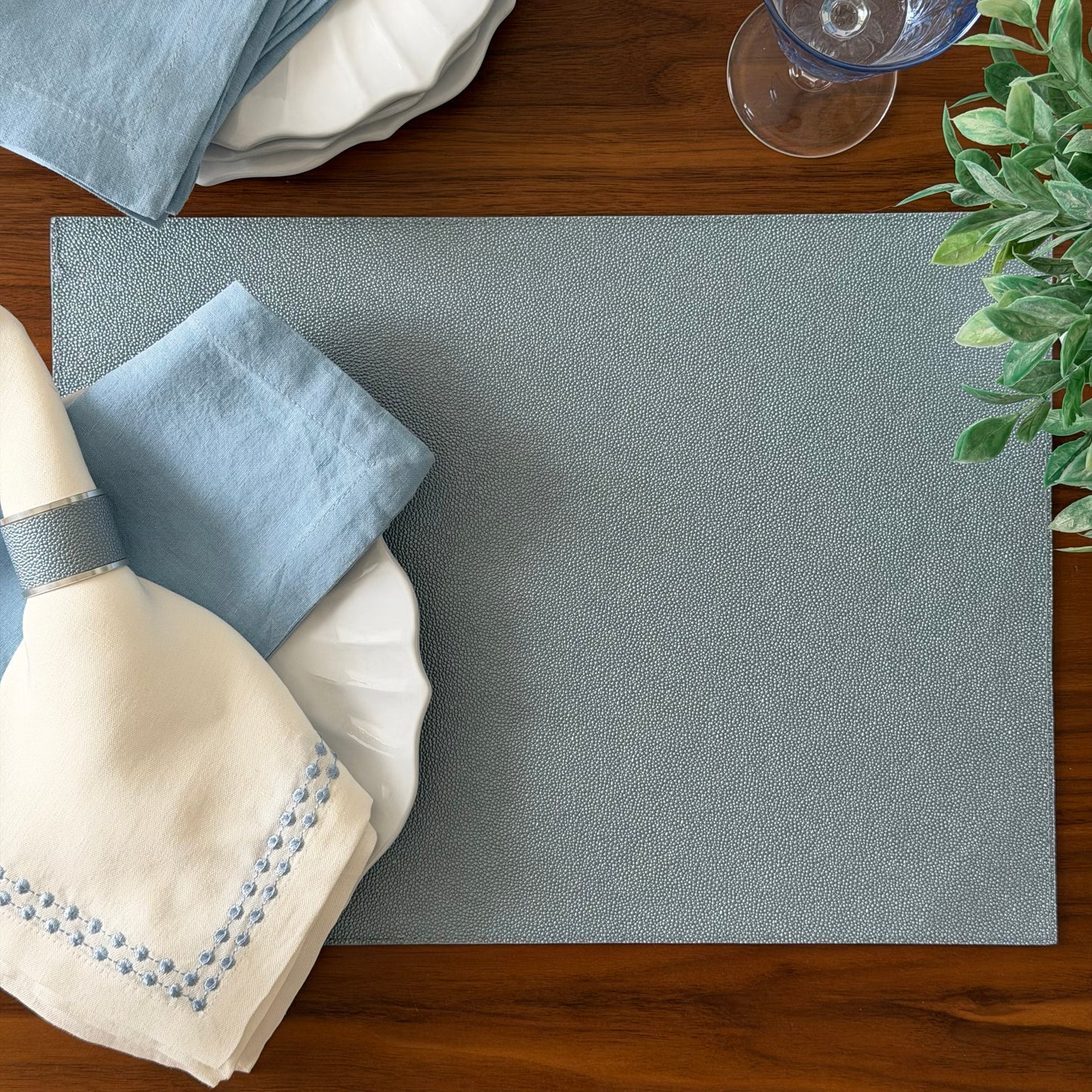 Skate Shagreen Vinyl Placemats
