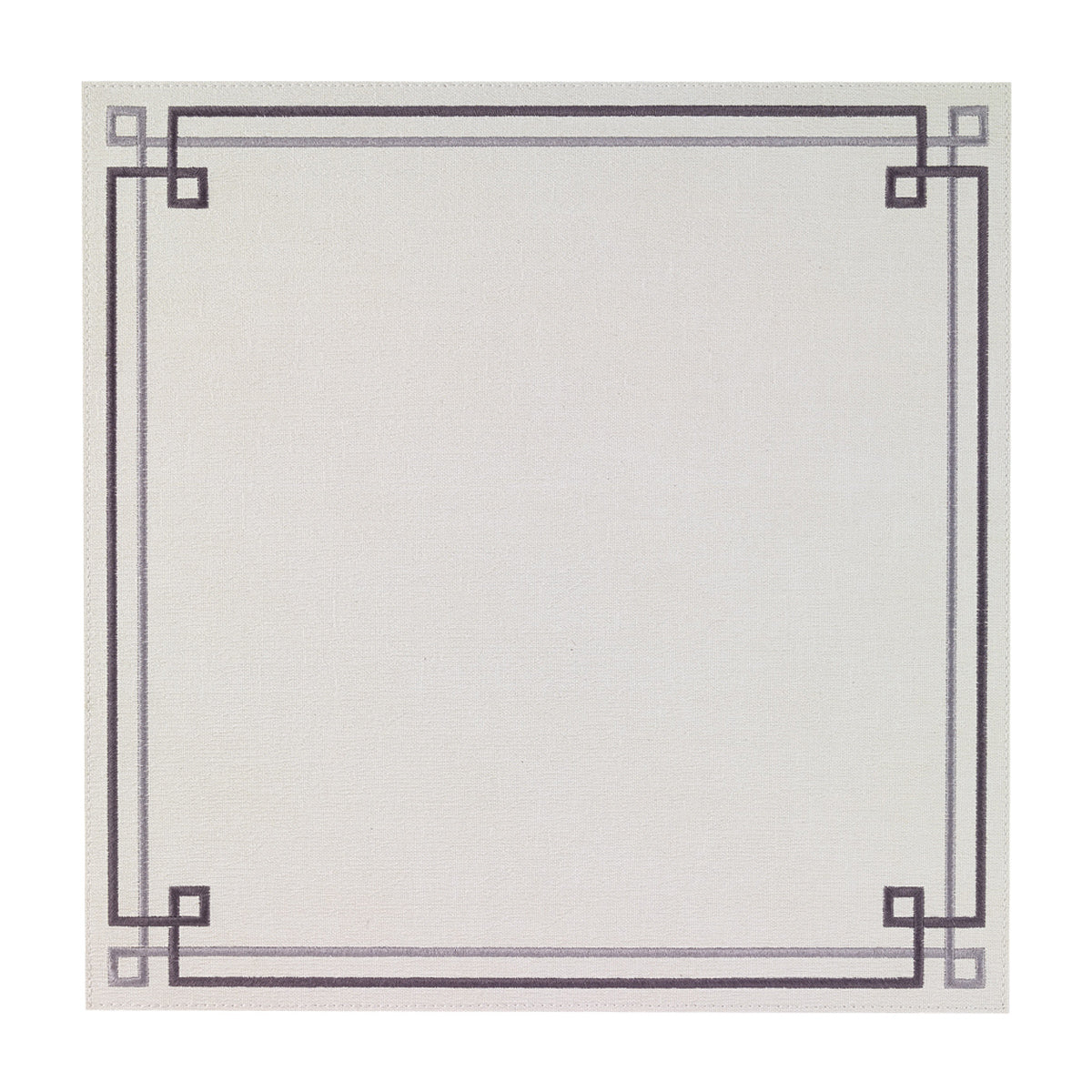 Link White Gray Placemats - Set of 12