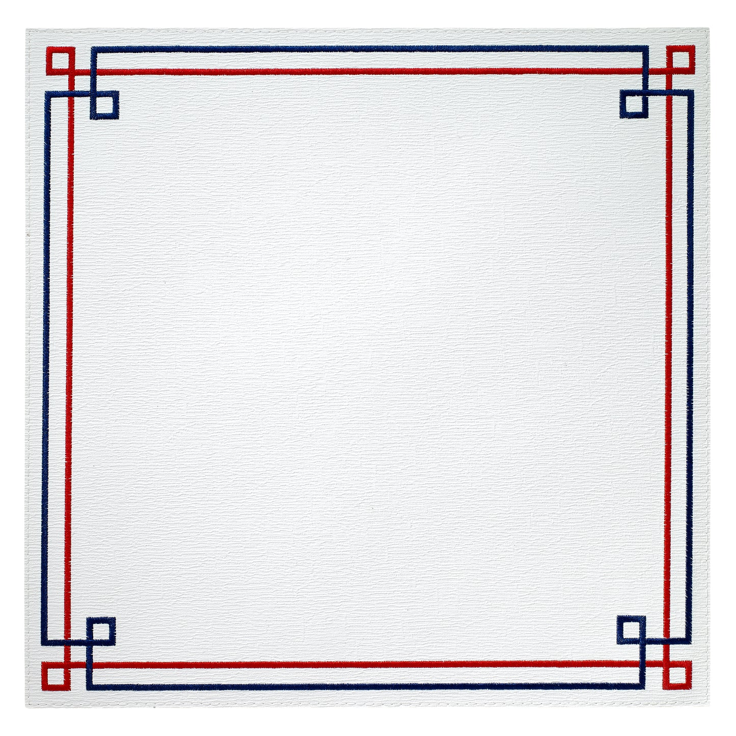 Link White Red Blue Placemats - Set of 3